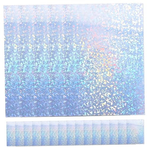 HOMSFOU 20 Blatt Laserdruckpapier Aufkleberdruckerpapier Aufkleberpapier Holografische Glitzeraufkleber Holografische Papieraufkleber Glitzeraufkleber Druckdruckerpapieraufkleber von HOMSFOU