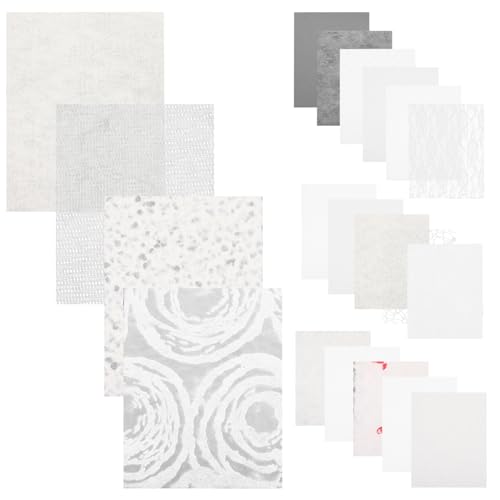 HOMSFOU 20 Blatt Mesh Special Paper Junk-journal-zubehör Scrapbooking-materialien Scrapbooking -vorräte Planer Lieferungen Papier von HOMSFOU