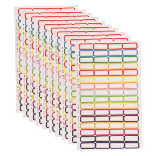 HOMSFOU 20 Blatt Namensaufkleber Etiketten Für Das Klassenzimmer Bunte Namensetiketten Mit Rand Klassenzimmer Etiketten Bleistift Namensetiketten Kindertagesstätten Etiketten HOMSFOU 20 Blatt Namensaufkleber Etiketten Für Das Klassenzimmer Bunte Namensetiketten Mit Rand Klassenzimmer Etiketten Bleistift Namensetiketten Kindertagesstätten Etiketten von HOMSFOU