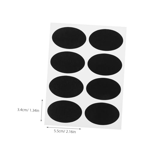 HOMSFOU 20 Blatt Ovaler Selbstklebender Gewürzetiketten aufkleber für Küchenflaschen Bögen mit Je Ablösbaren Schwarzen Ovalen Labels zur Praktischen Vorratskennzeichnung und Organisation HOMSFOU 20 Blatt Ovaler Selbstklebender Gewürzetiketten aufkleber für Küchenflaschen Bögen mit Je Ablösbaren Schwarzen Ovalen Labels zur Praktischen Vorratskennzeichnung und Organisation von HOMSFOU