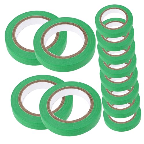 HOMSFOU 20 Rollen Farbige Klebebänder Papier Klebeband für Diy Projekte Stoffmarkierung und Bastelarbeiten für Büroorganisation und Verpackungen von HOMSFOU