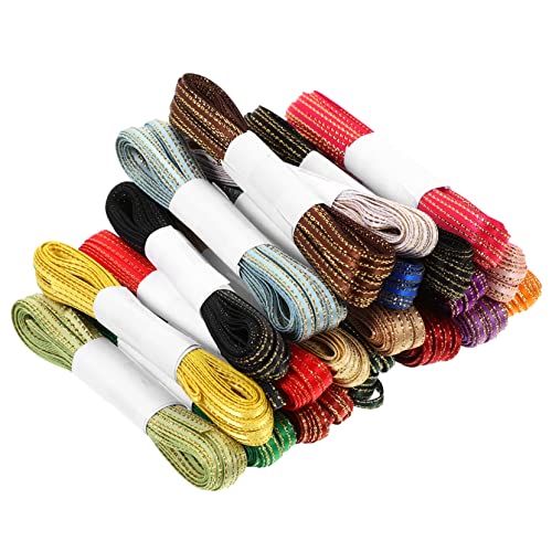 HOMSFOU 20 Rollen Geschenkband Farben Hochwertiges Satinband für Diy Bastelprojekte Dekorationen und Partybedarf von HOMSFOU