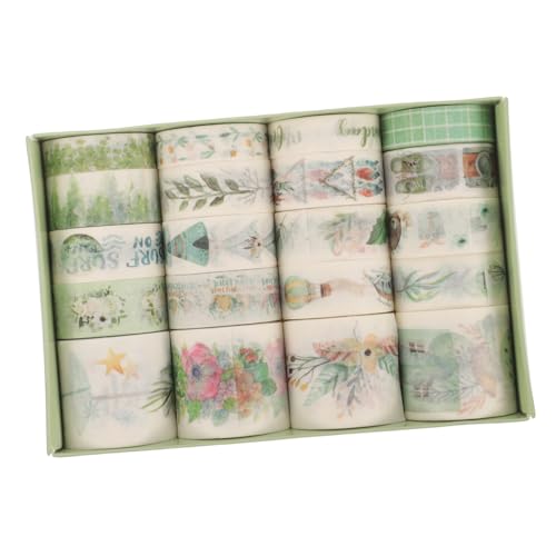 HOMSFOU 20 Rollen Washi Tape Diy Dekoratives Klebeband für Scrapbooking Planer und Kreative Bastelprojekte und Vielseitig Einsetzbar Geschenkverpackung und Dekoration von HOMSFOU