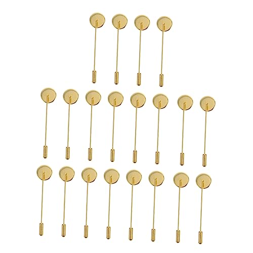 HOMSFOU 20 Stück Broschen Trays Sicherheitsnadeln DIY Basis für Kreative Anstecknadeln Praktische Verwendung für Kleidung und Accessoires HOMSFOU 20 Stück Broschen Trays Sicherheitsnadeln DIY Basis für Kreative Anstecknadeln Praktische Verwendung für Kleidung und Accessoires von HOMSFOU