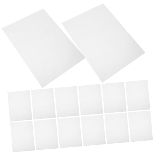HOMSFOU 20 Stück Broschen-zeichnungsbedarf Schrumpfen Material Hitze Schrumpfpapier Diy- Schrumpffolien Papier -diy-versorgung Schrumpfbares Kunsthandwerk Bops von HOMSFOU