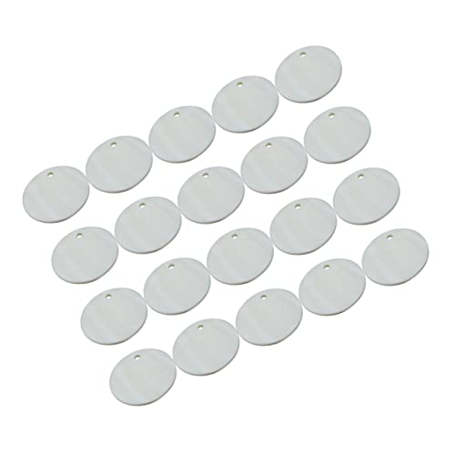 HOMSFOU 20 Stück Diy Ohrring Zubehör Runde Perforierte Muschelstücke Natürlichem Frischem Wasser Ohrringaccessoires für Schmuckherstellung und Dekoration HOMSFOU 20 Stück Diy Ohrring Zubehör Runde Perforierte Muschelstücke Natürlichem Frischem Wasser Ohrringaccessoires für Schmuckherstellung und Dekoration von HOMSFOU