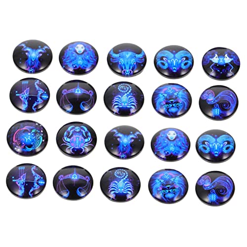 HOMSFOU 20 Stück Edelstein Patches für DIY Schmuck Runde Cabochon Aufkleber Verschiedene Muster für Ohrringe Armbänder und Schlüsselanhänger HOMSFOU 20 Stück Edelstein Patches für DIY Schmuck Runde Cabochon Aufkleber Verschiedene Muster für Ohrringe Armbänder und Schlüsselanhänger von HOMSFOU