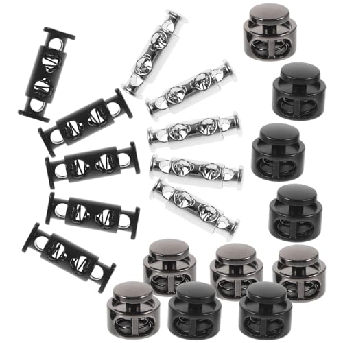 HOMSFOU 20 Stück Elastische Kordelschnalle Crimpen einstellbar Stopfenkabelschloss Federschloss Zinklegungs -Federkabelschlösser Schnurspanner Federschnalle Kabelspanner Legierung HOMSFOU 20 Stück Elastische Kordelschnalle Crimpen einstellbar Stopfenkabelschloss Federschloss Zinklegungs -Federkabelschlösser Schnurspanner Federschnalle Kabelspanner Legierung von HOMSFOU