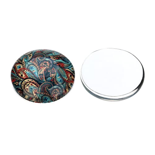 HOMSFOU 20 Stück Ethnische Patch Schmuckzubehör Runde Halbkuppel für Diy Schmuckgestaltung Bunte Gemstone Glasfliesen für Kreative Handarbeiten HOMSFOU 20 Stück Ethnische Patch Schmuckzubehör Runde Halbkuppel für Diy Schmuckgestaltung Bunte Gemstone Glasfliesen für Kreative Handarbeiten von HOMSFOU