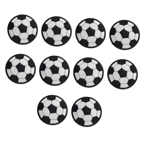 HOMSFOU 20 Stück Fußball Aufnäher Teilig Gestickte Patches zum Aufbügeln für Kleidung Taschen Rucksäcke für Dekoration und Reparatur von Bekleidung Vielseitige Anwendung für und Heimwerker HOMSFOU 20 Stück Fußball Aufnäher Teilig Gestickte Patches zum Aufbügeln für Kleidung Taschen Rucksäcke für Dekoration und Reparatur von Bekleidung Vielseitige Anwendung für und Heimwerker von HOMSFOU