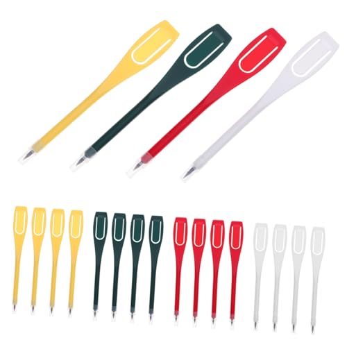 HOMSFOU 20 Stück Golf Scoring Pen Mischfarbene Marker Stifte mit Bleistiftmine Notieren von Punkten und Reinigen von Golfschlägern Praktisch für Unterwegs von HOMSFOU