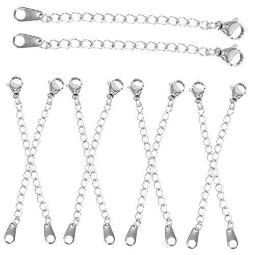 HOMSFOU 20 Stück Halskettenverlängerung Teiliges mit Karabinerverschluss Langlebige Armband Verlängerungsketten Praktisch für Schmuckzubehör und Verstellbare Kettenverlängerung HOMSFOU 20 Stück Halskettenverlängerung Teiliges mit Karabinerverschluss Langlebige Armband Verlängerungsketten Praktisch für Schmuckzubehör und Verstellbare Kettenverlängerung von HOMSFOU