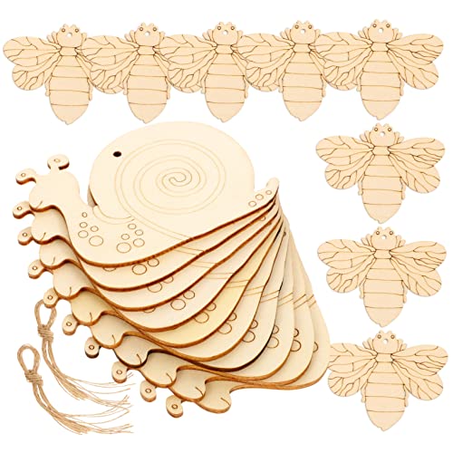 HOMSFOU 20 Stück Holzinsektenanhänger Form Wohnkultur Planke Handwerk Bienen Party leere Schmetterlinge Ausschnitt Ausschnitte zum Selbermachen leere Ornamente zum Basteln Holzausschnitte HOMSFOU 20 Stück Holzinsektenanhänger Form Wohnkultur Planke Handwerk Bienen Party leere Schmetterlinge Ausschnitt Ausschnitte zum Selbermachen leere Ornamente zum Basteln Holzausschnitte von HOMSFOU