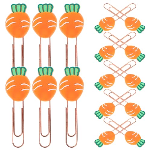 HOMSFOU 20 Stück Karotten-lesezeichen Sortiert Geformt Thematisiert Mini Papierclip Büroklammern Büro Karikatur Clips Hallo Süße Büroklammern Karotten-büroklammern D Orange Weiches Gummi HOMSFOU 20 Stück Karotten-lesezeichen Sortiert Geformt Thematisiert Mini Papierclip Büroklammern Büro Karikatur Clips Hallo Süße Büroklammern Karotten-büroklammern D Orange Weiches Gummi von HOMSFOU