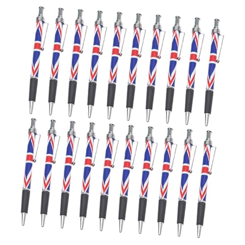 HOMSFOU 20 Stück Kugelschreiber mit Britischer Flagge Glattes Komfortabler Griff Schwarz Tintenstift Patriotisches Uk Vielseitig für Büro Schule und Alltag Geeignet HOMSFOU 20 Stück Kugelschreiber mit Britischer Flagge Glattes Komfortabler Griff Schwarz Tintenstift Patriotisches Uk Vielseitig für Büro Schule und Alltag Geeignet von HOMSFOU