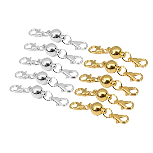 HOMSFOU 20 Stück Loch Karabiner Verschlüsse für Diy Schmuckherstellung für Armbänder und Leder Langlebig und Praktisch HOMSFOU 20 Stück Loch Karabiner Verschlüsse für Diy Schmuckherstellung für Armbänder und Leder Langlebig und Praktisch von HOMSFOU