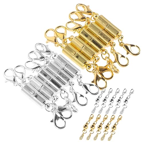 HOMSFOU 20 Stück Magnetische Schmuckverschlüsse für Armbänder und Diy Zubehör für Schmuckherstellung Installieren Langlebig für Kreative Projekte von HOMSFOU
