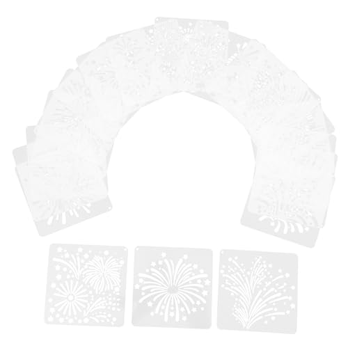 HOMSFOU 20 Stück Malschablonen Dekorative Geometrische Party Malschablonen Wandmalerei Schablonen Vorlagen Weihnachtsmalschablonen Malschablonen Zum Basteln Stencil Craft The Pet von HOMSFOU