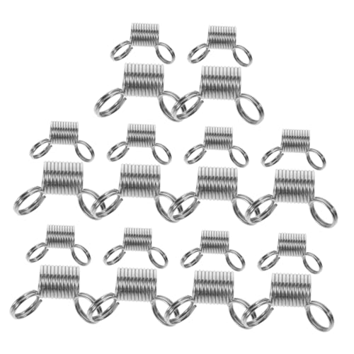 HOMSFOU 20 Stück Metallklammern für Schmuckherstellung Verhindern das Herunterfallen von Perlen Diy Werkzeuge für Halskette Armband und Ohrringe von HOMSFOU