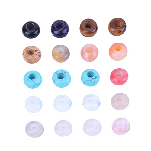 HOMSFOU 20 Stück Natürliche Achatperlen mit Großem Diy Schmuckzubehör für Armbänder und Bastelprojekte Zufällige Farben Dicke Lochgröße Zufällige Farbe HOMSFOU 20 Stück Natürliche Achatperlen mit Großem Diy Schmuckzubehör für Armbänder und Bastelprojekte Zufällige Farben Dicke Lochgröße Zufällige Farbe von HOMSFOU