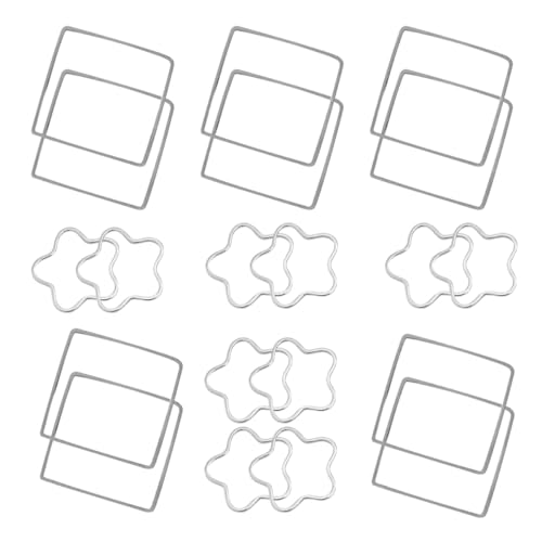 HOMSFOU 20 Stück Ohrringmaterial Reiz Charme Lünetten Für Die Schmuckherstellung Aus Harz Ohrringe Creolen Basteln HOMSFOU 20 Stück Ohrringmaterial Reiz Charme Lünetten Für Die Schmuckherstellung Aus Harz Ohrringe Creolen Basteln von HOMSFOU