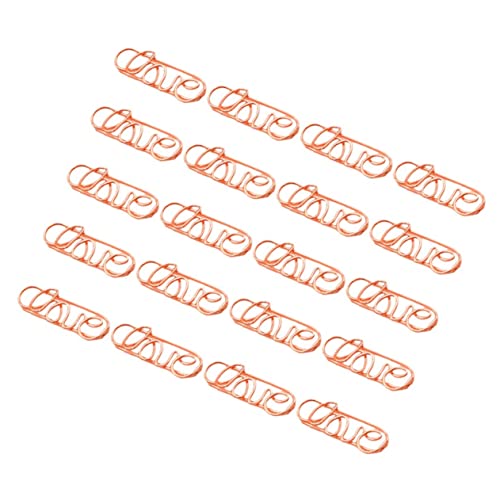 HOMSFOU 20 Stück Roségoldene Büroklammern Notizhalter Lesezeichen Clips für Büro Schule Leicht Tragbar für Notizbücher Kalender und Scrapbooks HOMSFOU 20 Stück Roségoldene Büroklammern Notizhalter Lesezeichen Clips für Büro Schule Leicht Tragbar für Notizbücher Kalender und Scrapbooks von HOMSFOU