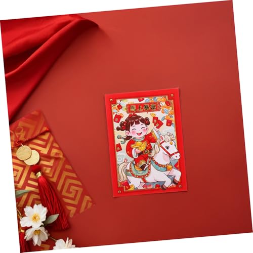 HOMSFOU 20 Stück Rote Geldumschläge Jahr Des Pferdes Cartoon Pferd Motiv Chinesische Neujahrsumschläge für Geldgeschenke Glücksbringer für Frühlingsfest Hochzeit Geburtstag HOMSFOU 20 Stück Rote Geldumschläge Jahr Des Pferdes Cartoon Pferd Motiv Chinesische Neujahrsumschläge für Geldgeschenke Glücksbringer für Frühlingsfest Hochzeit Geburtstag von HOMSFOU