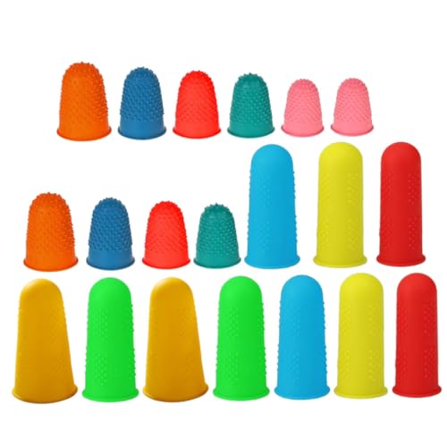 HOMSFOU 20 Stück Silikon Fingerkuppenabdeckungen Multifunktionale Rutschfeste Fingerschutz für Sicheren Gebrauch für Zuhause und Handarbeiten HOMSFOU 20 Stück Silikon Fingerkuppenabdeckungen Multifunktionale Rutschfeste Fingerschutz für Sicheren Gebrauch für Zuhause und Handarbeiten von HOMSFOU