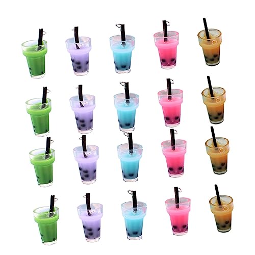 HOMSFOU 20 Stück Teiliges Bubble Tea Schmuckset Lustige und Kreative Ohrringe und Schlüsselanhänger Bunten Farben für Diy Projekte und Persönliche Accessoires HOMSFOU 20 Stück Teiliges Bubble Tea Schmuckset Lustige und Kreative Ohrringe und Schlüsselanhänger Bunten Farben für Diy Projekte und Persönliche Accessoires von HOMSFOU