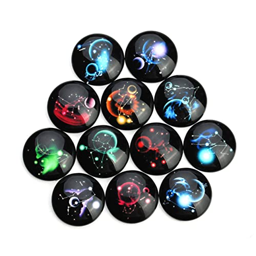HOMSFOU 20 Stück Teiliges Cabochons Schmucksteine mit Sternenhimmel Muster Flache Rückseite Diy Schmuckherstellung Vielseitige Bastel und Dekorationszubehör HOMSFOU 20 Stück Teiliges Cabochons Schmucksteine mit Sternenhimmel Muster Flache Rückseite Diy Schmuckherstellung Vielseitige Bastel und Dekorationszubehör von HOMSFOU