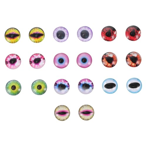 HOMSFOU 20 Stück Teiliges Glasaugen Cabochons für Puppenbau und Diy Schmuck Runde Patch Accessoires zur Kreativen Gestaltung von Handarbeiten und Persönlichen Geschenken HOMSFOU 20 Stück Teiliges Glasaugen Cabochons für Puppenbau und Diy Schmuck Runde Patch Accessoires zur Kreativen Gestaltung von Handarbeiten und Persönlichen Geschenken von HOMSFOU