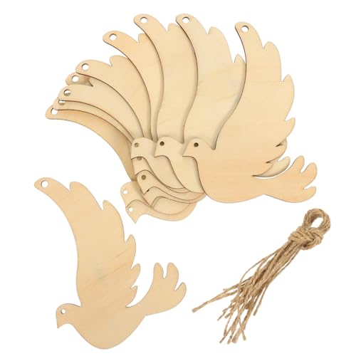 HOMSFOU 20 Stück Teiliges Holzanhänger aus Naturbelassenem Holz Aufhängen Unbemalt für DIY basteln Hochzeit Deko Malen und Kreative Handwerksprojekte HOMSFOU 20 Stück Teiliges Holzanhänger aus Naturbelassenem Holz Aufhängen Unbemalt für DIY basteln Hochzeit Deko Malen und Kreative Handwerksprojekte von HOMSFOU