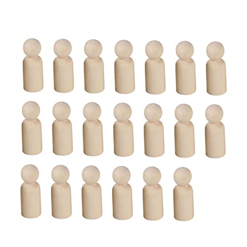 HOMSFOU 20 Stück Teiliges Kleine Holzpuppen für DIY Graffiti Figuren Handgefertigte Holzfiguren Bastelmaterial für Projekte und Home Decor HOMSFOU 20 Stück Teiliges Kleine Holzpuppen für DIY Graffiti Figuren Handgefertigte Holzfiguren Bastelmaterial für Projekte und Home Decor von HOMSFOU
