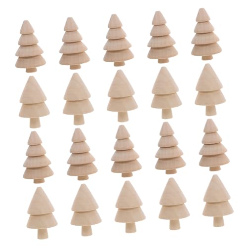 HOMSFOU 20 Stück Teiliges Kleine Unbemalte Holz Weihnachtsbäume Naturbelassen Vielseitig Bemalbar DIY Holzfiguren für Kreative Weihnachtsdekoration für Bastelprojekte und Festliche HOMSFOU 20 Stück Teiliges Kleine Unbemalte Holz Weihnachtsbäume Naturbelassen Vielseitig Bemalbar DIY Holzfiguren für Kreative Weihnachtsdekoration für Bastelprojekte und Festliche von HOMSFOU