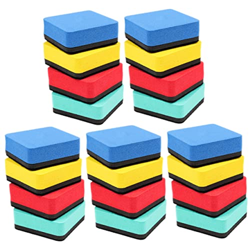 HOMSFOU 20 Stück Teiliges Magnetische Whiteboard Radierer Farben Wiederverwendbare Tafelwischer für Schule und Büro für Schreibtafeln Leicht und Platzsparend HOMSFOU 20 Stück Teiliges Magnetische Whiteboard Radierer Farben Wiederverwendbare Tafelwischer für Schule und Büro für Schreibtafeln Leicht und Platzsparend von HOMSFOU