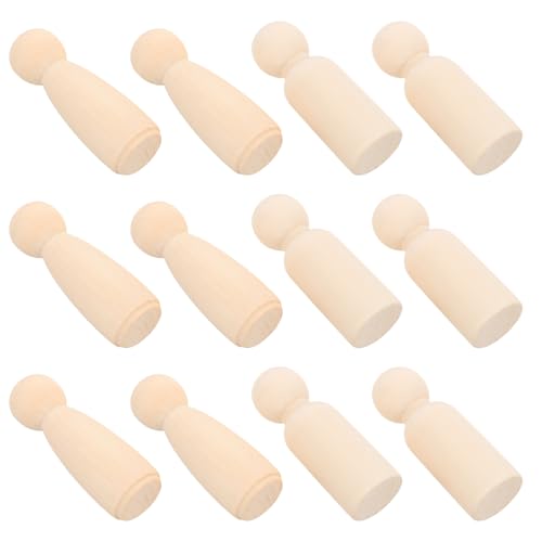 HOMSFOU 20 Stück Teiliges Naturbelassene Holz puppen zum Bemalen Junge Mädchen Glatt Geschliffen Langlebige DIY Holzfiguren für Kreative Bastelprojekte und Heimdekoration HOMSFOU 20 Stück Teiliges Naturbelassene Holz puppen zum Bemalen Junge Mädchen Glatt Geschliffen Langlebige DIY Holzfiguren für Kreative Bastelprojekte und Heimdekoration von HOMSFOU