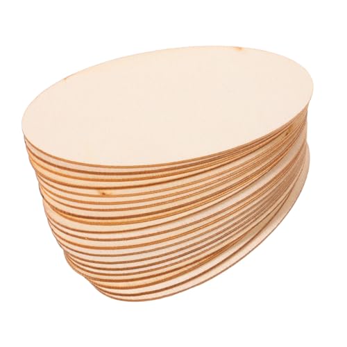 HOMSFOU 20 Stück Teiliges Ovale Holzscheiben für Bastelprojekte Naturbelassene Glatte Holzstücke mit Schöner Maserung Vielseitig für DIY Malerei Kreative Kunst und Pädagogische HOMSFOU 20 Stück Teiliges Ovale Holzscheiben für Bastelprojekte Naturbelassene Glatte Holzstücke mit Schöner Maserung Vielseitig für DIY Malerei Kreative Kunst und Pädagogische von HOMSFOU