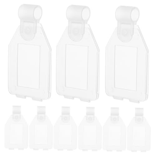HOMSFOU 20 Stück Teiliges Preisschild Robustem Kunststoff Halbtransparent Vielseitig Einsetzbar für Supermarktregale Kleine Shops und Kosmetikstände Einfach zu Befestigen und HOMSFOU 20 Stück Teiliges Preisschild Robustem Kunststoff Halbtransparent Vielseitig Einsetzbar für Supermarktregale Kleine Shops und Kosmetikstände Einfach zu Befestigen und von HOMSFOU