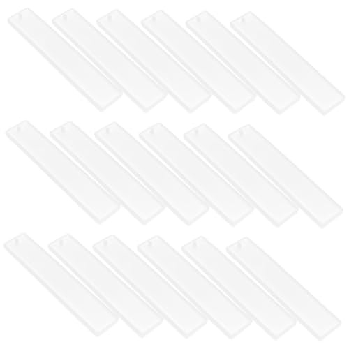 HOMSFOU 20 Stück Teiliges Rechteck Lesezeichen Silikonform Flexible Epoxidharz Gießform für DIY Schmuck Bastelprojekte Wiederverwendbar Einfaches Entformen Vielseitig für Heim und Schule HOMSFOU 20 Stück Teiliges Rechteck Lesezeichen Silikonform Flexible Epoxidharz Gießform für DIY Schmuck Bastelprojekte Wiederverwendbar Einfaches Entformen Vielseitig für Heim und Schule von HOMSFOU