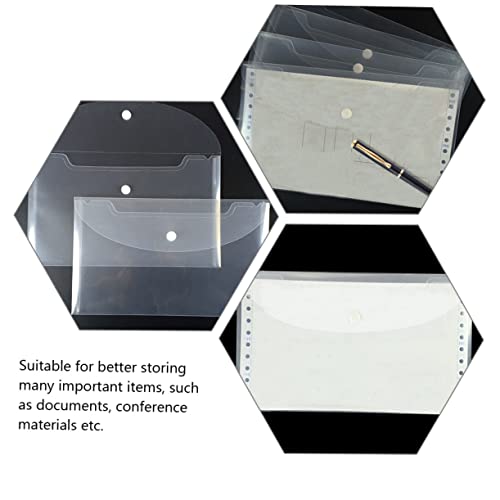 HOMSFOU 20 Stück Teiliges Transparentes Dokumenten Organizer mit Druckknopf Leichte Aufbewahrungstaschen für Rechnungen Belege und Papiere Wiederverwendbar für Büro und Zuhause HOMSFOU 20 Stück Teiliges Transparentes Dokumenten Organizer mit Druckknopf Leichte Aufbewahrungstaschen für Rechnungen Belege und Papiere Wiederverwendbar für Büro und Zuhause von HOMSFOU