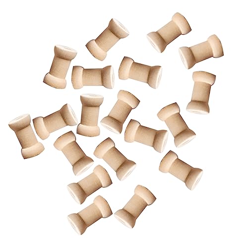 HOMSFOU 20 Stück Teiliges Vintage Holzspulen Leer Kompakte Craft Organizer für Nähbänder Garn und Bastelsachen Langlebige Holzrollen für Handarbeit Kleidung Dekoration und Bastelprojekte HOMSFOU 20 Stück Teiliges Vintage Holzspulen Leer Kompakte Craft Organizer für Nähbänder Garn und Bastelsachen Langlebige Holzrollen für Handarbeit Kleidung Dekoration und Bastelprojekte von HOMSFOU
