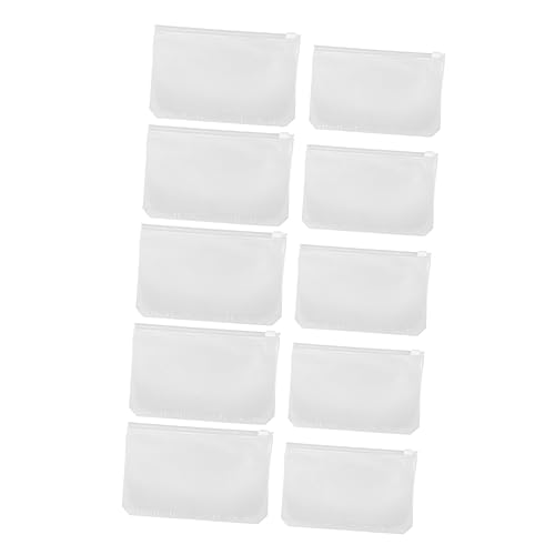 HOMSFOU 20 Stück Transparent PVC Dokumententaschen mit Reißverschluss Format für Aufbewahrung für Lehrer Studenten und Büromitarbeiter HOMSFOU 20 Stück Transparent PVC Dokumententaschen mit Reißverschluss Format für Aufbewahrung für Lehrer Studenten und Büromitarbeiter von HOMSFOU