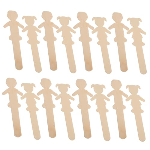 HOMSFOU 20 Stück Unbemalte Holzfiguren für Junge und Mädchen Bastelsets zur Kreativitätsförderung DIY Holz Sticks für Kunstprojekte Pädagogische Materialien für Bastelarbeiten HOMSFOU 20 Stück Unbemalte Holzfiguren für Junge und Mädchen Bastelsets zur Kreativitätsförderung DIY Holz Sticks für Kunstprojekte Pädagogische Materialien für Bastelarbeiten von HOMSFOU
