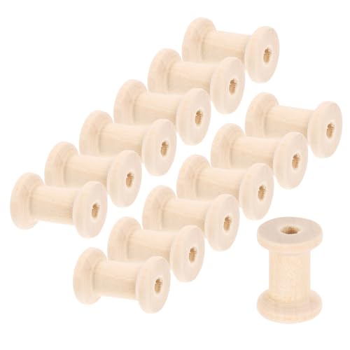 HOMSFOU 20 Stück Vintage Holzspulen Unvollendete Handgemachte Diy Garnspulen für Bastelprojekte Robuste Holzmaterialien für Handwerk und Drachenfliegen HOMSFOU 20 Stück Vintage Holzspulen Unvollendete Handgemachte Diy Garnspulen für Bastelprojekte Robuste Holzmaterialien für Handwerk und Drachenfliegen von HOMSFOU