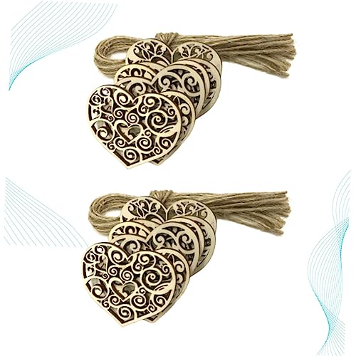 HOMSFOU 20 Stücke Holz Herz Anhänger Hochzeit Hängende Verzierung Party Hängen Anhänger Herz Hängende Ornament Holz Hängende Ornament Hochzeit Party Favors HOMSFOU 20 Stücke Holz Herz Anhänger Hochzeit Hängende Verzierung Party Hängen Anhänger Herz Hängende Ornament Holz Hängende Ornament Hochzeit Party Favors von HOMSFOU