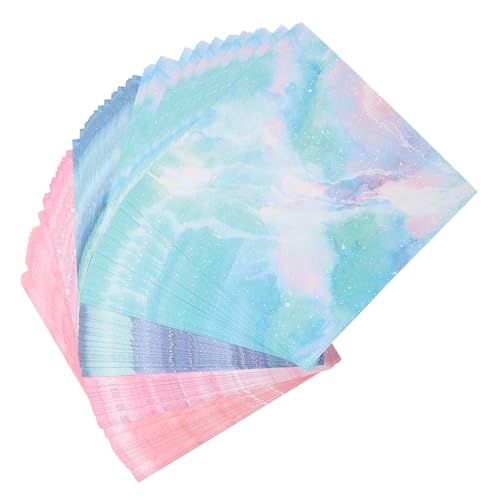 HOMSFOU 200 Blatt Doppelseitige Faltpapiere Diy Origami Papier für Kindergarten Hochwertiges Handwerkspapier für Bastelprojekte Quadratdesign Leicht und Robust HOMSFOU 200 Blatt Doppelseitige Faltpapiere Diy Origami Papier für Kindergarten Hochwertiges Handwerkspapier für Bastelprojekte Quadratdesign Leicht und Robust von HOMSFOU