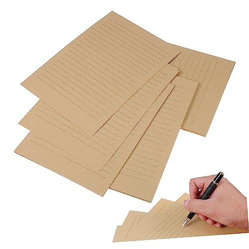 HOMSFOU 200 Blatt Vintage Briefpapier liniertes Briefpapier Retro-Briefpapiere lose paketpapier packpapier briefumschläge dekorative Briefpapiere Schreibpapier für Einladungen von HOMSFOU