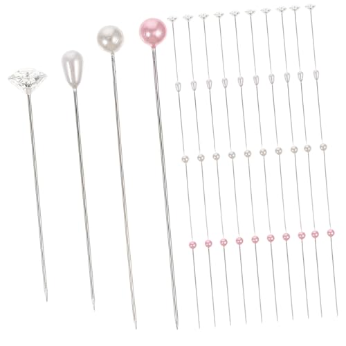HOMSFOU 200 Stück Corsage Pins mit Diamantkopf Perlierte Stecknadeln für Hochzeitssträuße DIY Schmuck und Bastelprojekte Langlebige Nähstifte für Dekoration HOMSFOU 200 Stück Corsage Pins mit Diamantkopf Perlierte Stecknadeln für Hochzeitssträuße DIY Schmuck und Bastelprojekte Langlebige Nähstifte für Dekoration von HOMSFOU