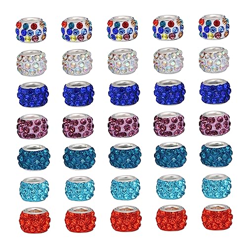 HOMSFOU 200 Stück Diy Bunte Perlen für Schmuckherstellung Hochwertige Mischfarbige Perlen für Armbänder und Bastelprojekte Sichere und Hautfreundliche Materialien von HOMSFOU
