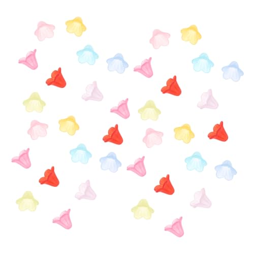 HOMSFOU 200 Stück Frosted Acryl Blumen Perlenkappen Spacer Schmuckzubehör für DIY Armbänder Ohrringe Halsketten Leichte Langlebige Endkappen HOMSFOU 200 Stück Frosted Acryl Blumen Perlenkappen Spacer Schmuckzubehör für DIY Armbänder Ohrringe Halsketten Leichte Langlebige Endkappen von HOMSFOU